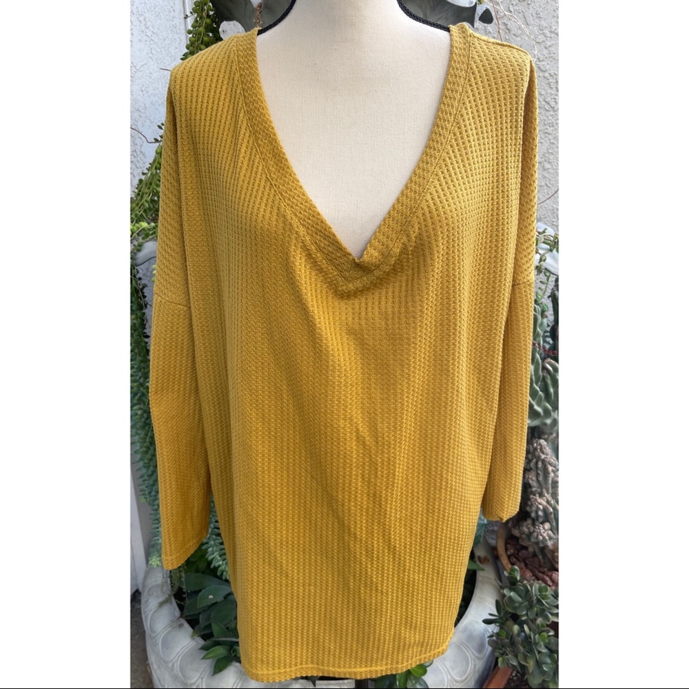 Lucky More Waffle Knit Thermal Womens 2XL
